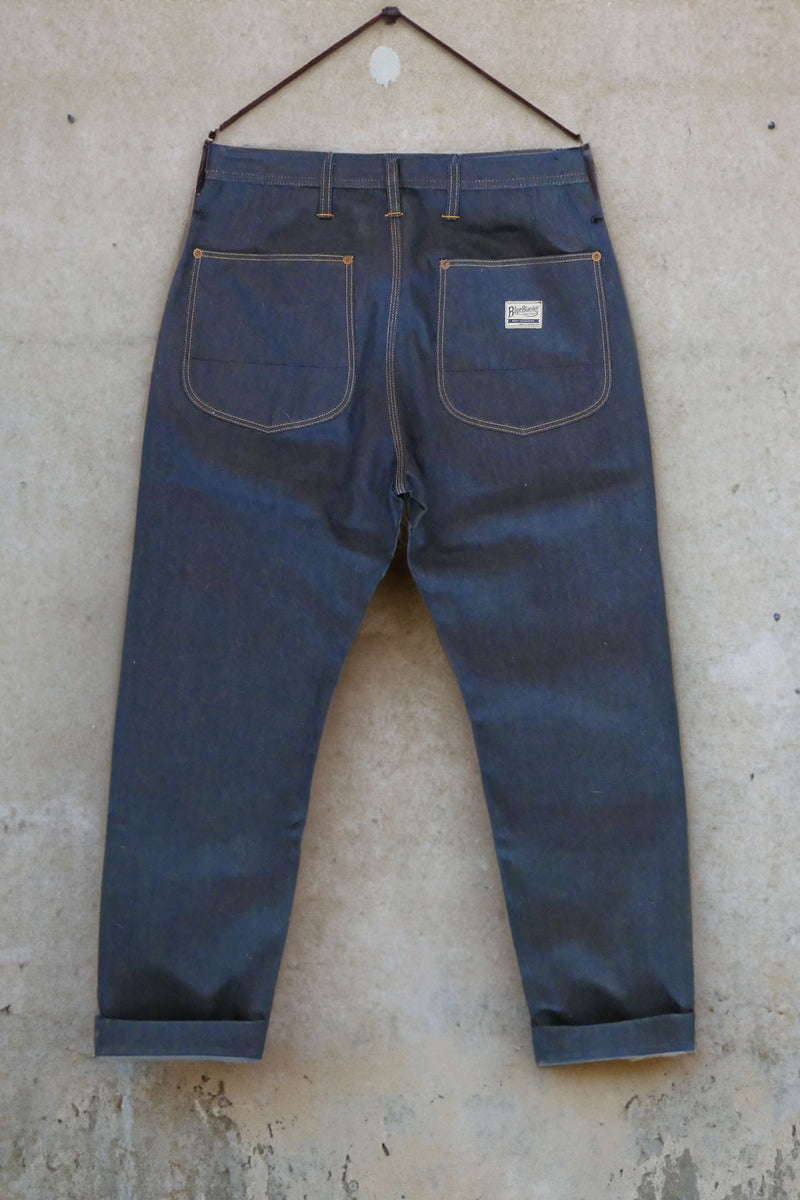 Blue Blanket Two-Piece (Jacket + Pants) in 12 Oz Italian Selvedge Deni –  The Rugged Society