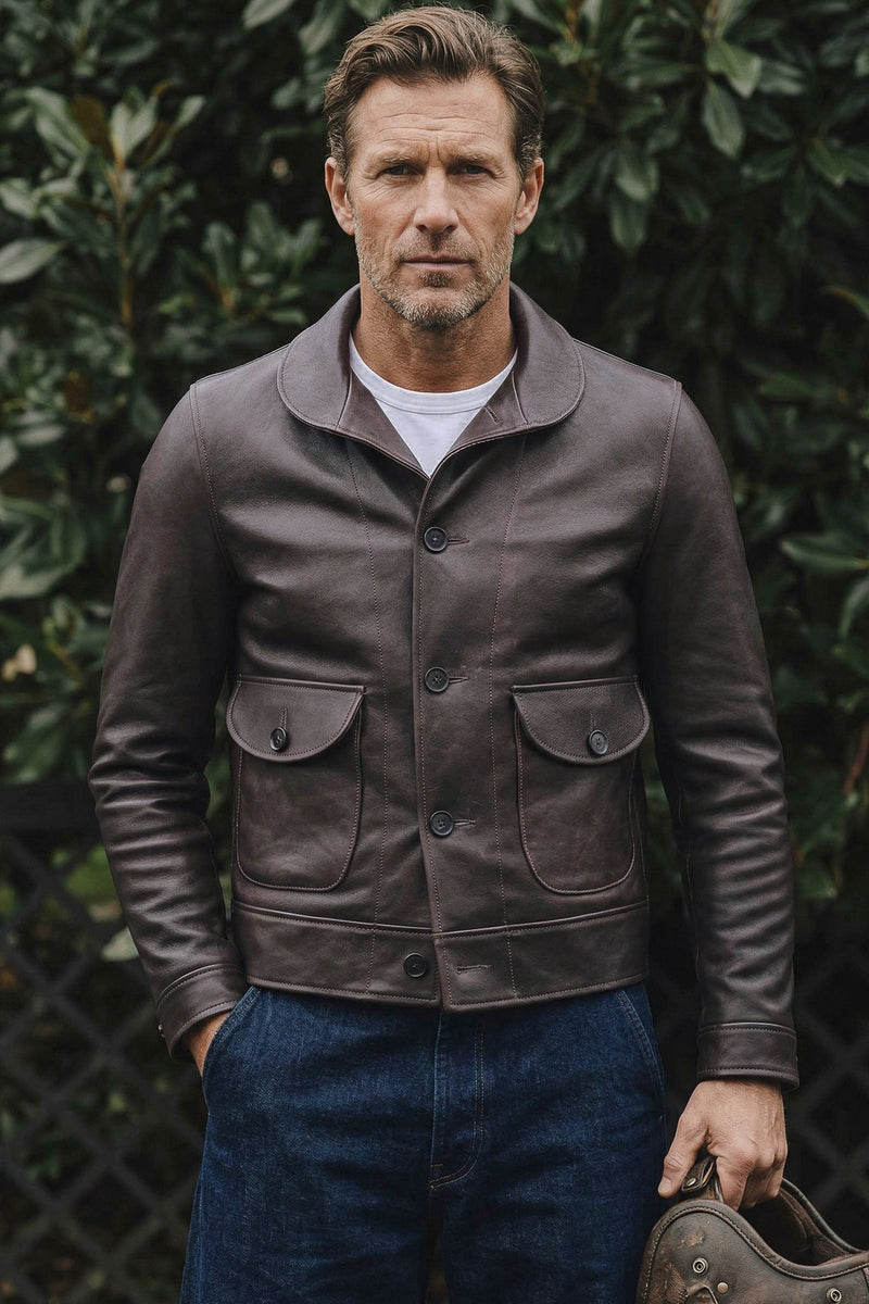 Shangri-La Heritage - “Cossack” Testa di Moro Lambskin Leather