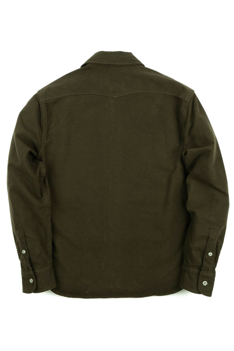 Freenote Cloth - Scout Sportsman Shirt in Moleskin Olive – The Rugged  Society