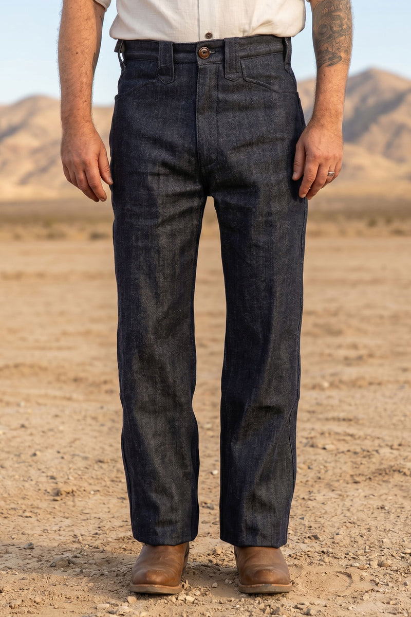 no id coating デニム y2k archive Freenote Cloth - Duster 1900's Denim Pant – The Rugged Society