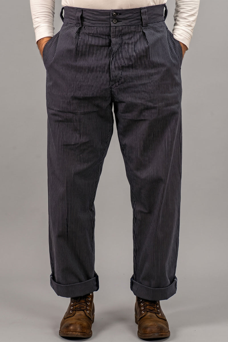 Orgueil - OR-1130 Indigo Stripe Selvedge Trousers – The Rugged Society