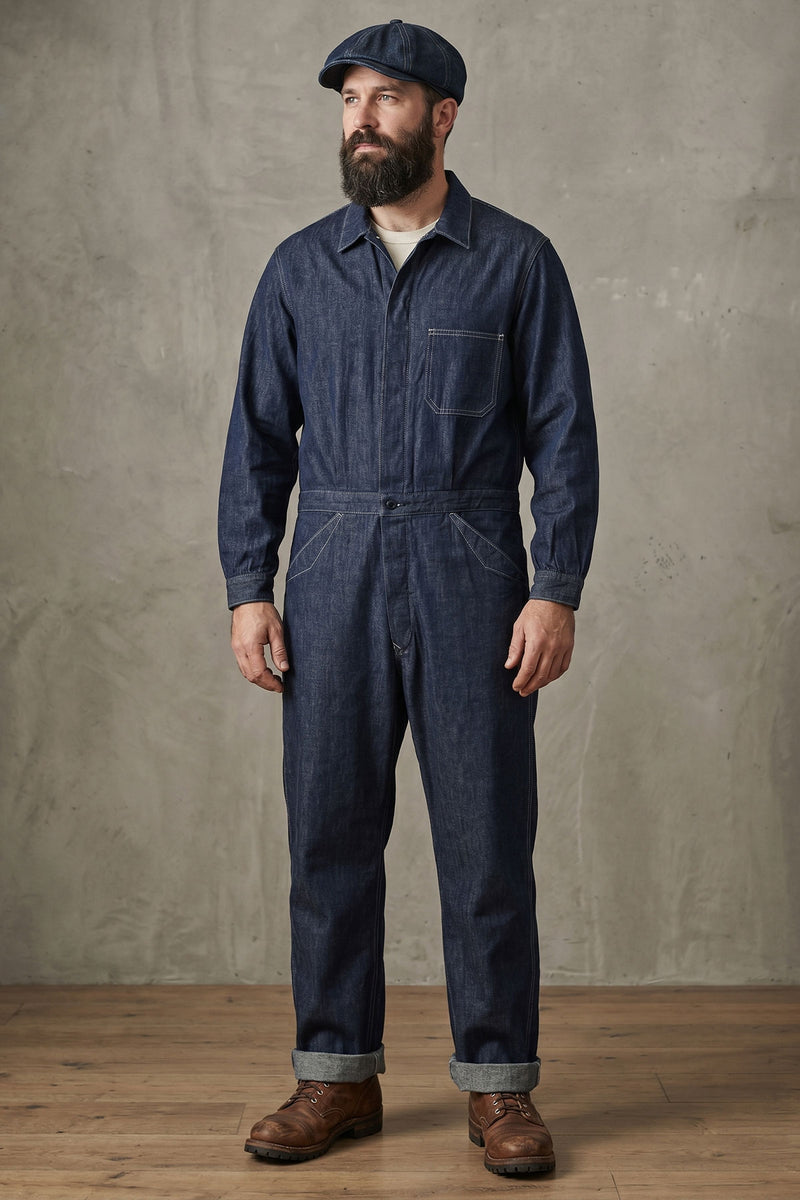 Orgueil – OR-1135 Denim Work All-In-One - Coverall – The Rugged