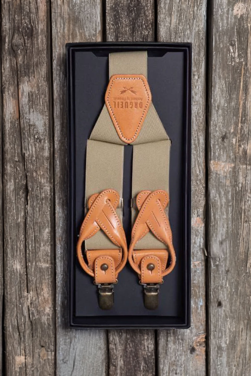 ORGUEIL オルゲイユ Military Suspender 3color