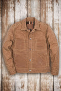 Freenote Cloth - Riders Jacket Waxed Canvas in Rust