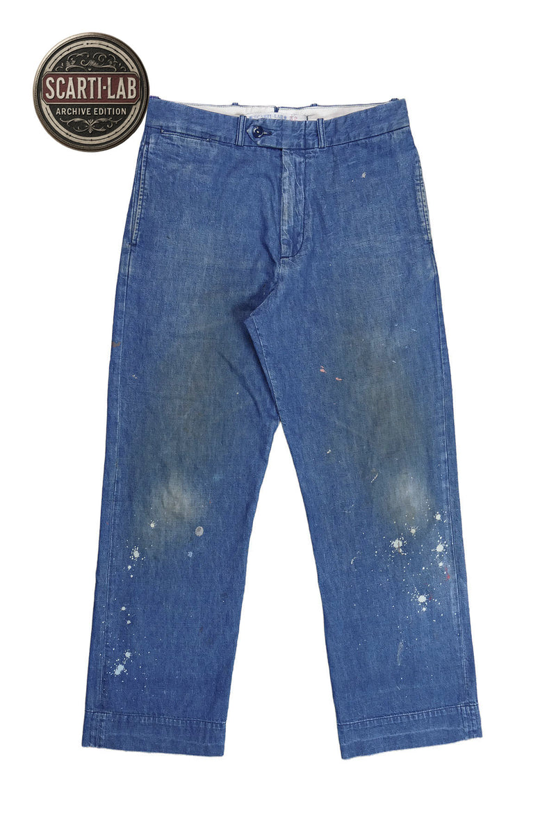 Scarti Lab Archive - 122 SU904 9oz. Japanese Denim Pants (Vintage