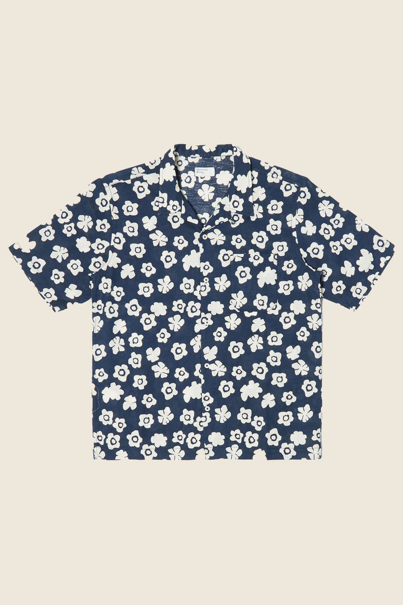 Universal Works - Road Shirt In Indigo Flower – The Rugged Society