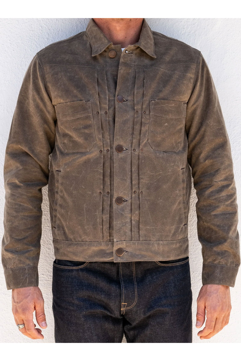 Freenote Cloth - Riders Jacket Waxed Canvas in Oak – The Rugged