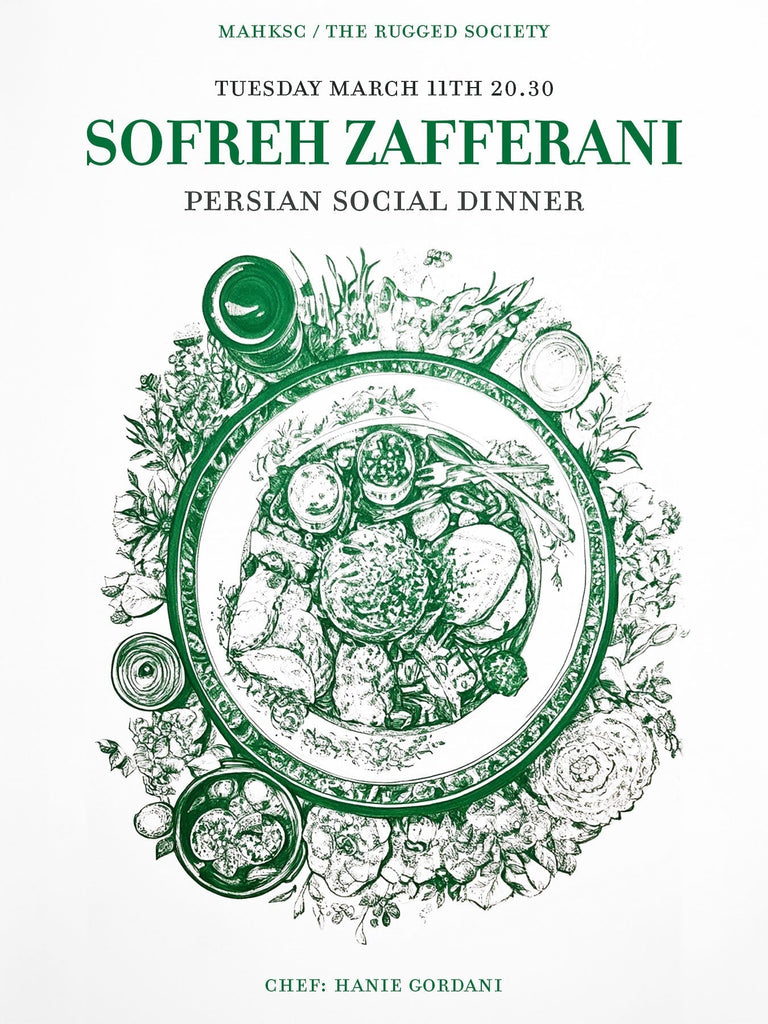 Sofreh Zafferani - Persian Social Dinner