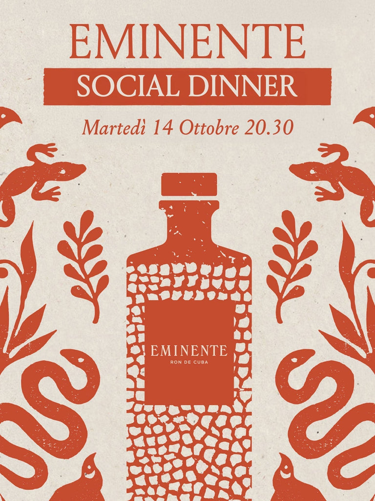 Eminente Social Dinner Vol. 05 - October 14 - 20.30
