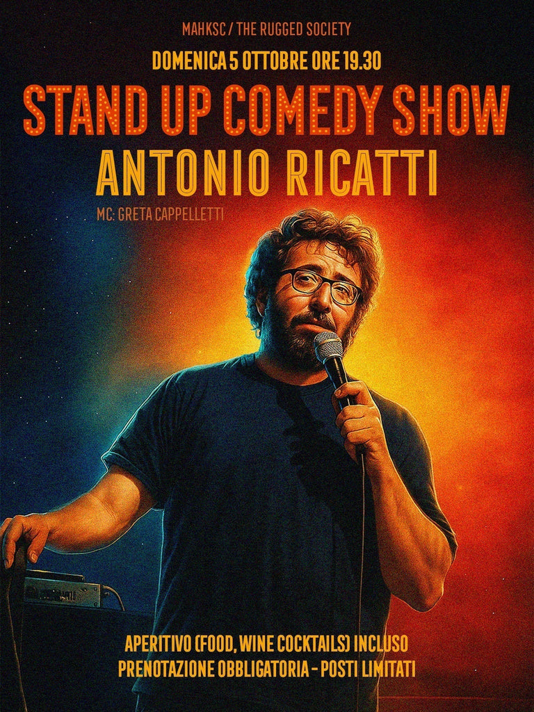 Domenica 5 Ottobre 19.30: Stand Up Comedy Show