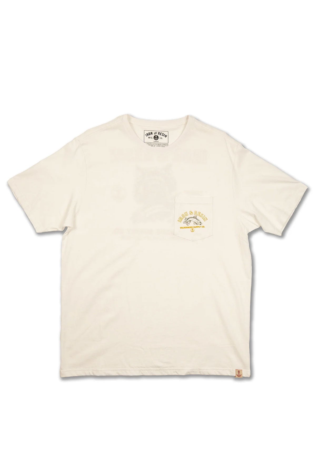 Iron And Resin - Fisher Wolf Pocket Tee - White