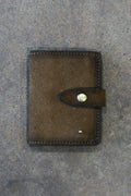 Alberto Luti - Card Holder with small stud in Suede Leather