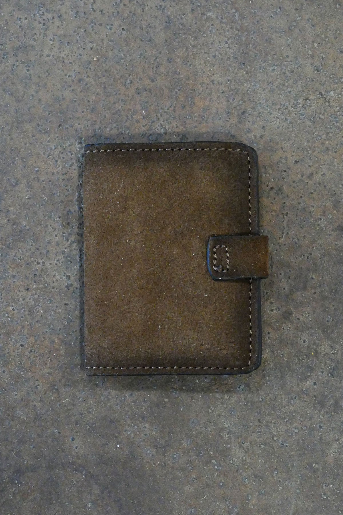 Alberto Luti - Card Holder with small stud in Suede Leather