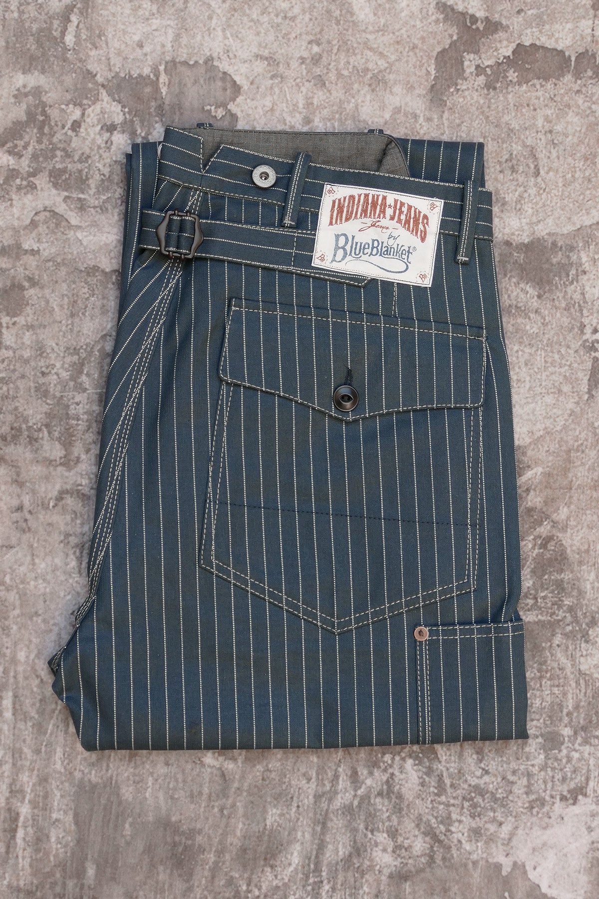 Blue Blanket - IJ2 IT127 WAIST OVERALL, 11.25 oz. Italian Custom Made Selvedge Fabric