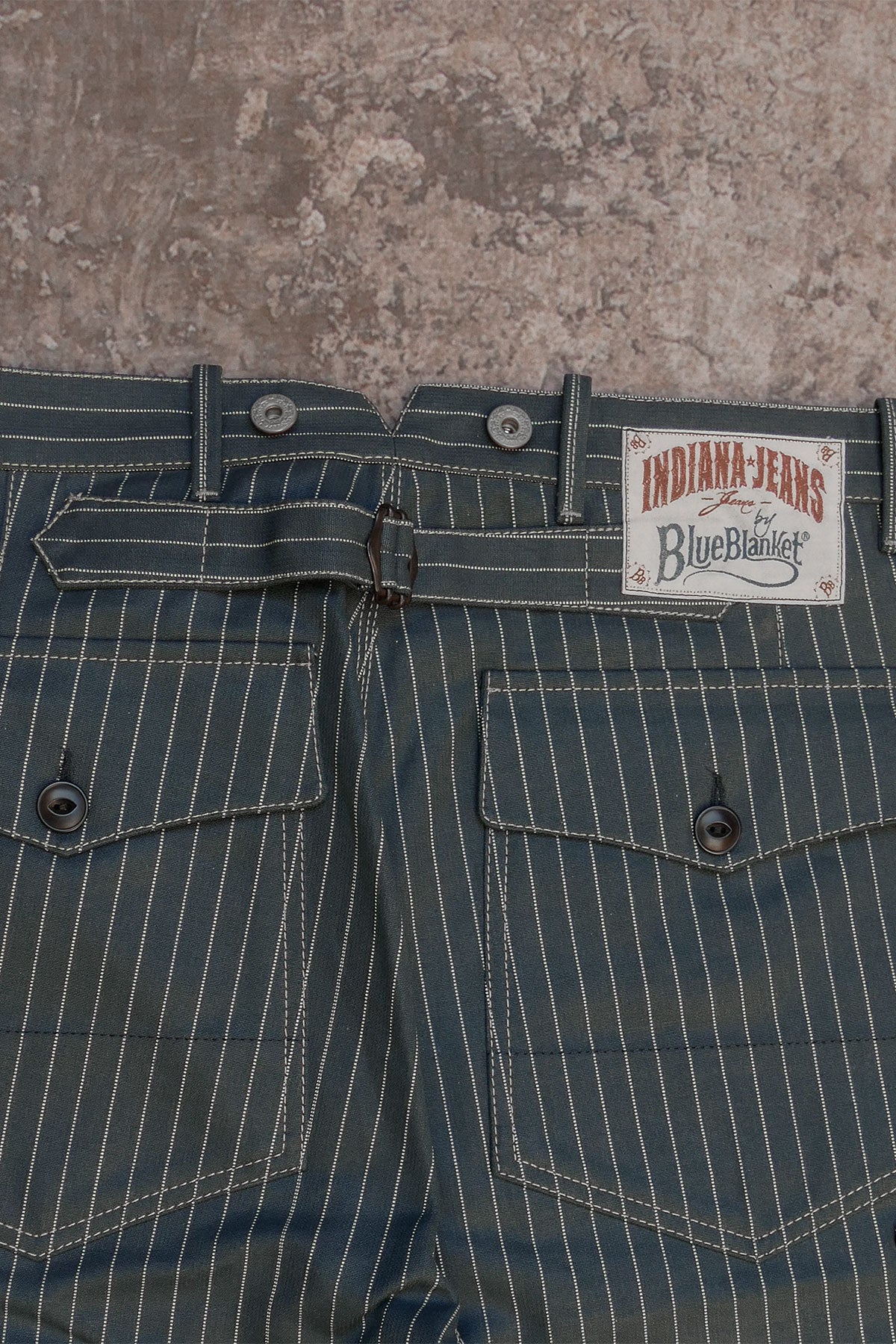 Blue Blanket - IJ2 IT127 WAIST OVERALL, 11.25 oz. Italian Custom Made Selvedge Fabric