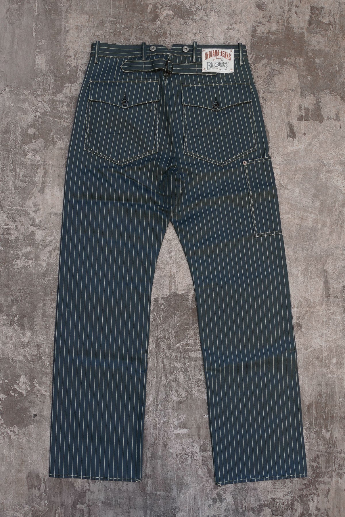 Blue Blanket - IJ2 IT127 WAIST OVERALL, 11.25 oz. Italian Custom Made Selvedge Fabric