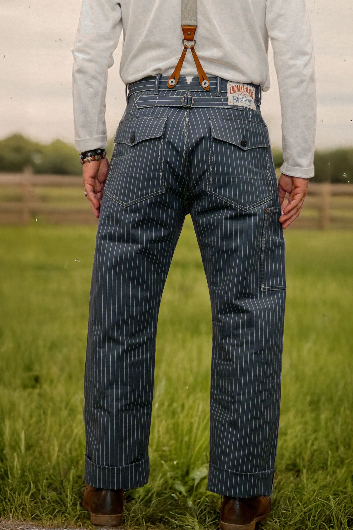 Blue Blanket - IJ2 IT127 WAIST OVERALL, 11.25 oz. Italian Custom Made Selvedge Fabric