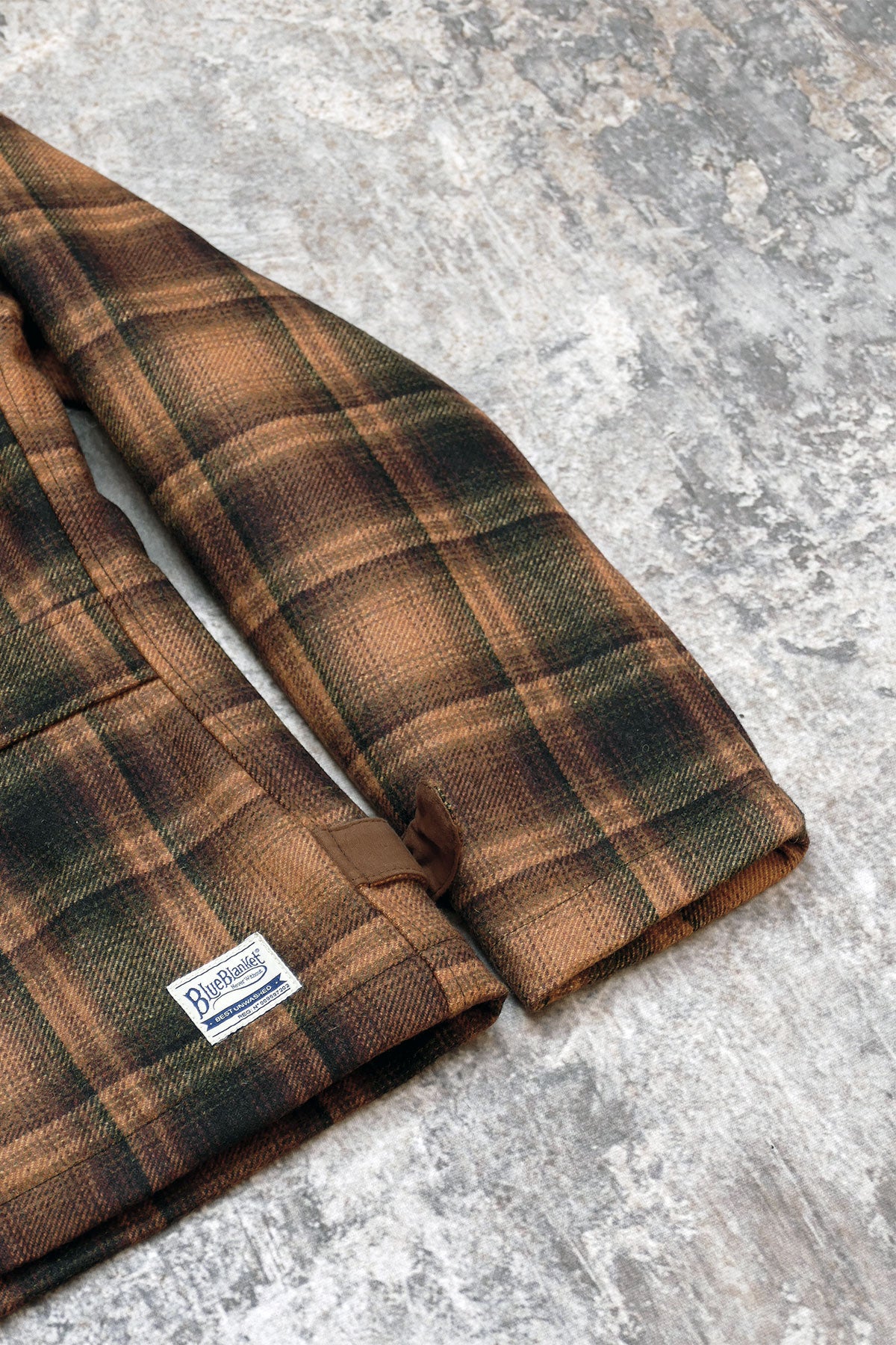 Blue Blanket - Blue Blanket J45 IT173 Wool Plaid Zip Jacket