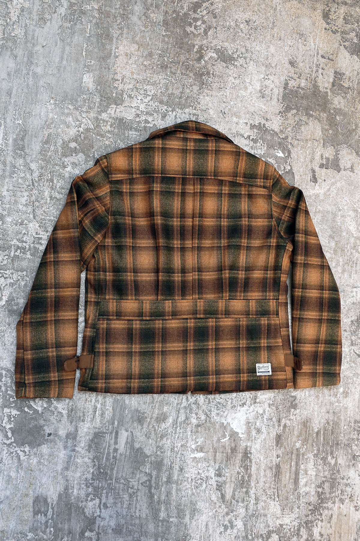 Blue Blanket - Blue Blanket J45 IT173 Wool Plaid Zip Jacket