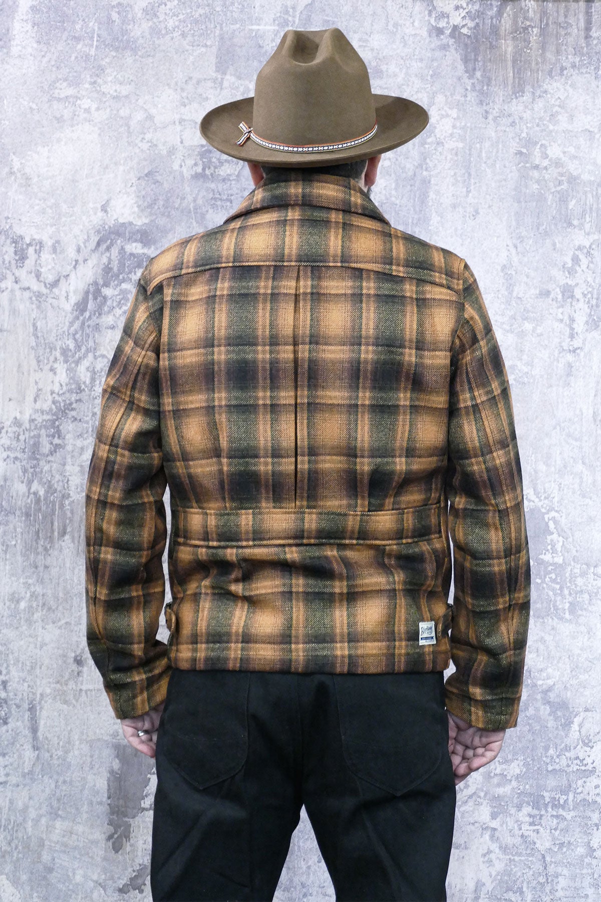 Blue Blanket - Blue Blanket J45 IT173 Wool Plaid Zip Jacket