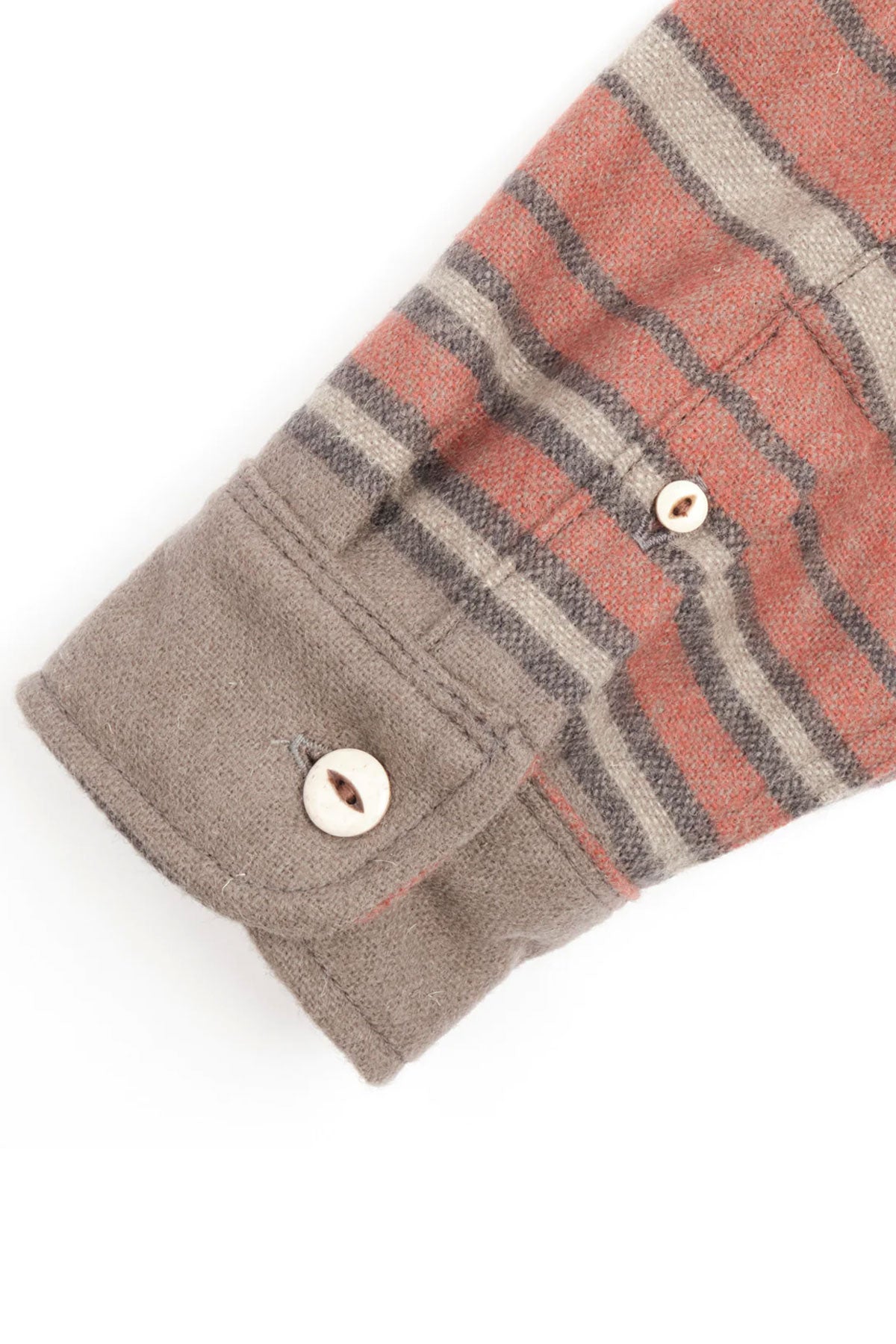 Freenote Cloth - Alta Cedar Stripe Wool Overshirt