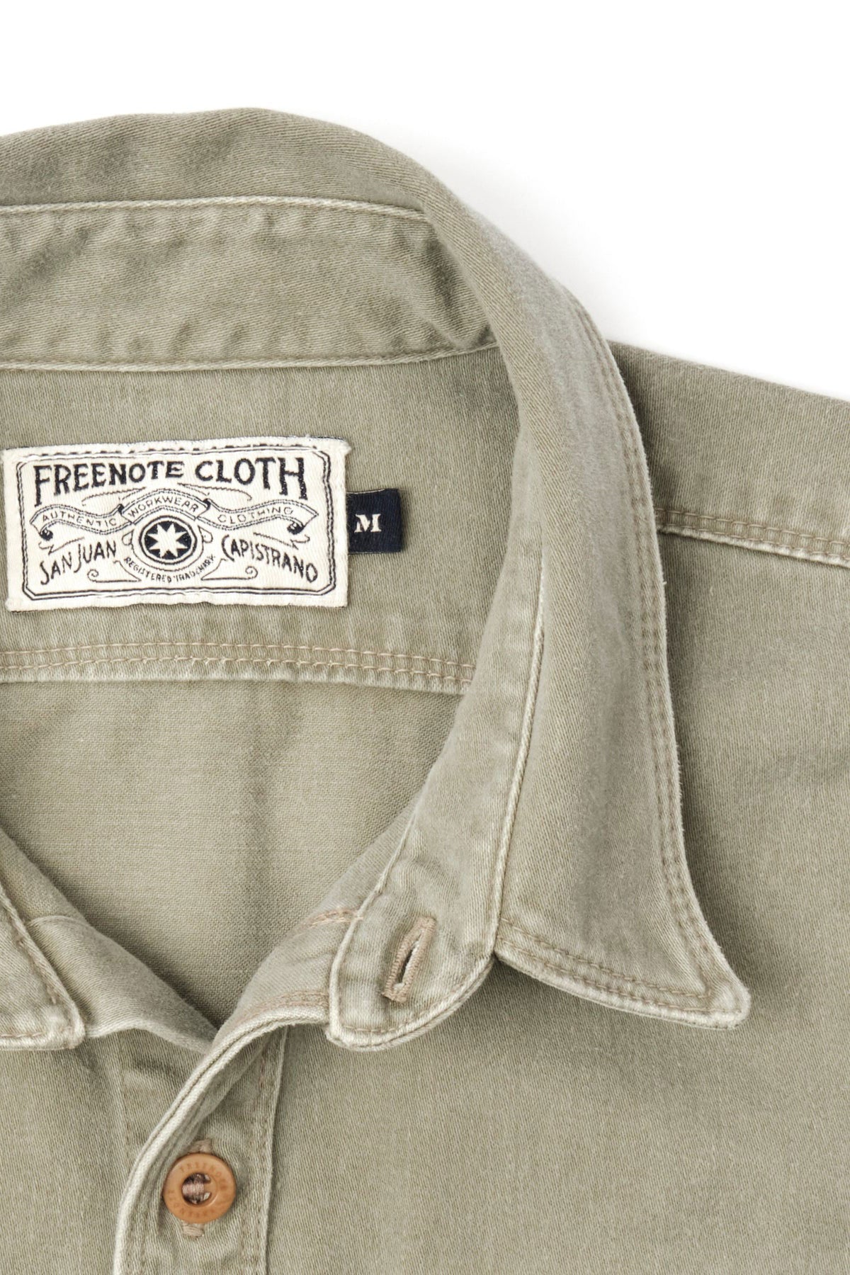 Freenote Cloth - Utility Shirt in Olive – The Rugged Society