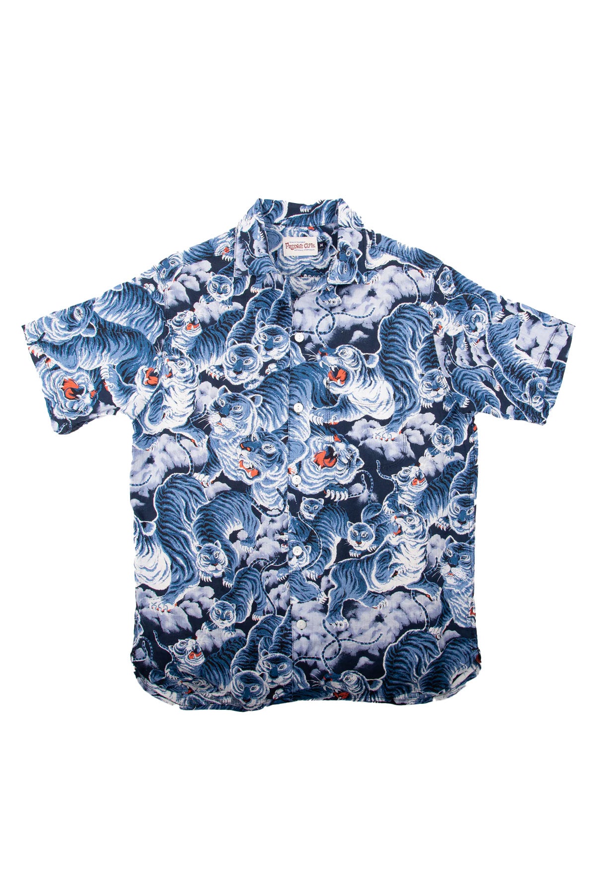 Freenote Cloth - Hawaiian Ice Tiger Linen Shirt
