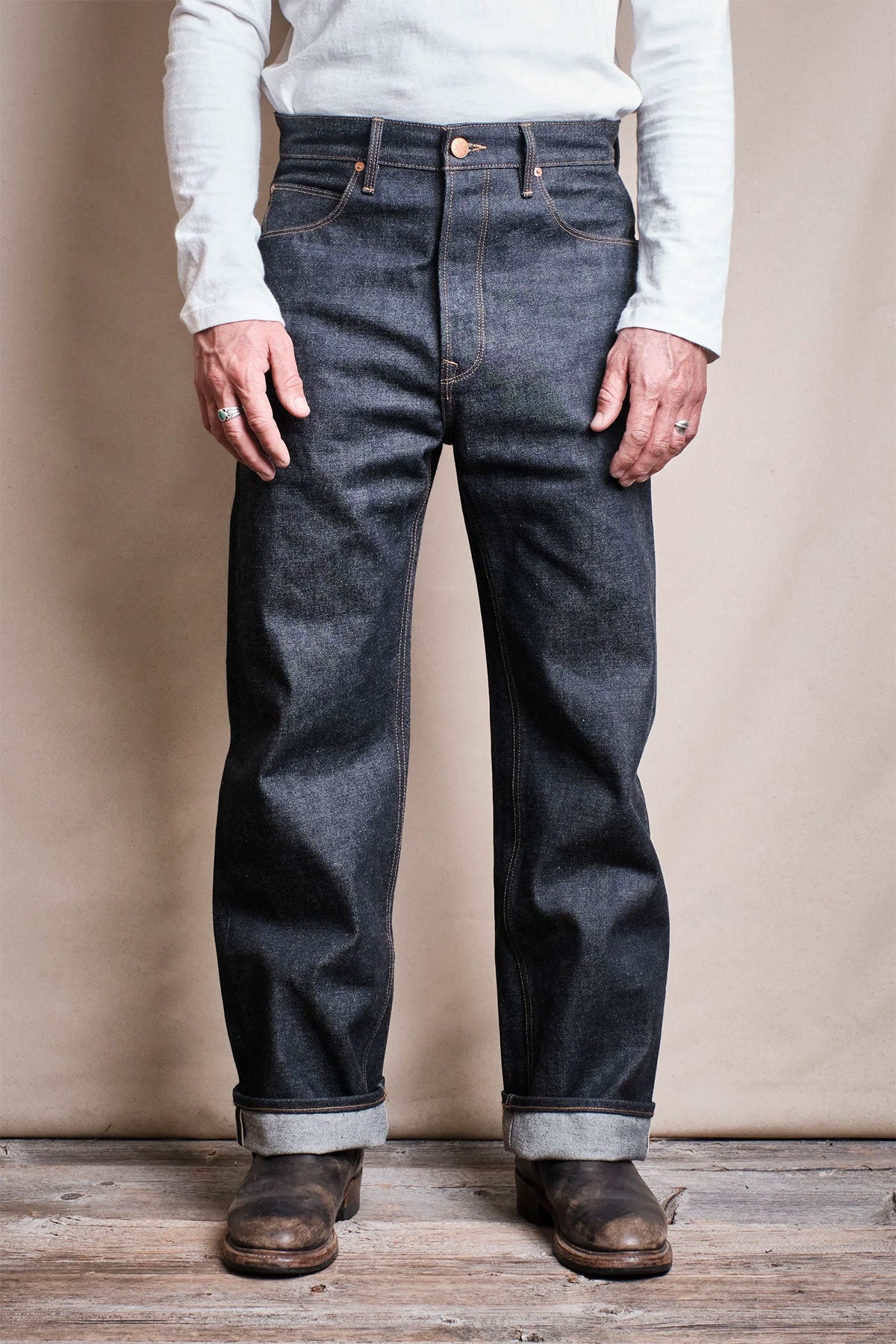 Freenote Cloth - Modesto 15 Ounce Kaihara Unsinged Selvedge Denim – The ...