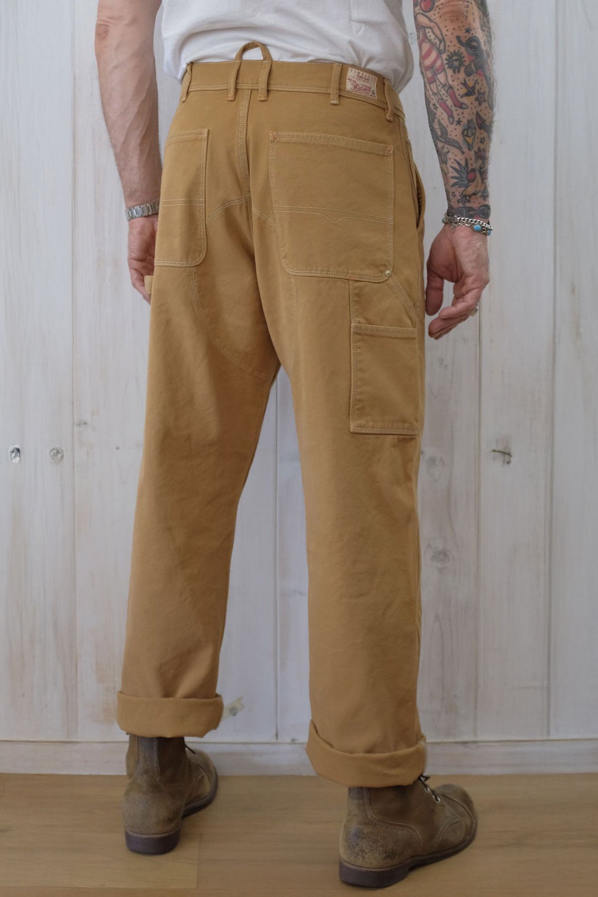 Hen's Teeth - HTM-C1 Work Pants in Beige Canvas