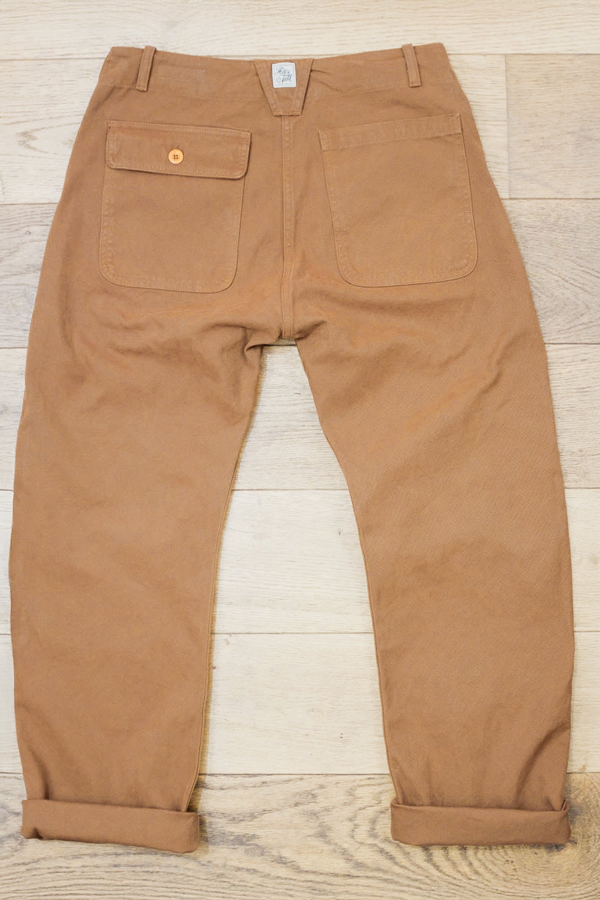 Hen's Teeth - Fatigue Canvas Pants in Beige