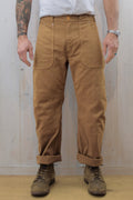 Hen's Teeth - Fatigue Canvas Pants in Beige