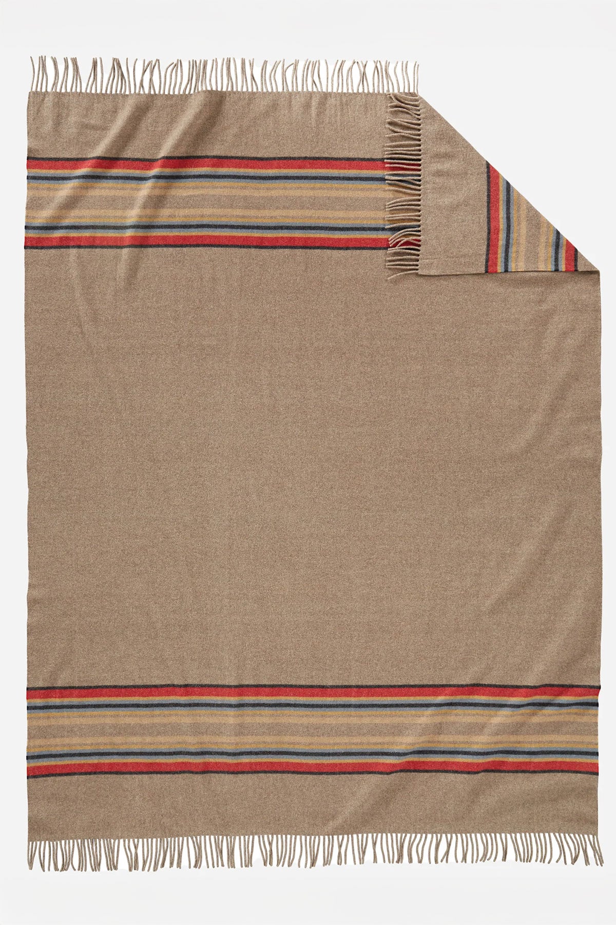 Pendleton - 5Th Avenue Merino Wool Throw Blanket - Mineral Umber