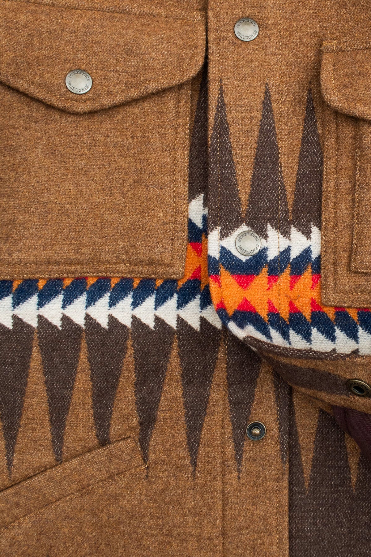 30s40s Pendleton ブラウン ジャケット 100%バージンウール 中古・古着通販】PENDLETON (ペンドルトン) ウールジャケット ブラウン