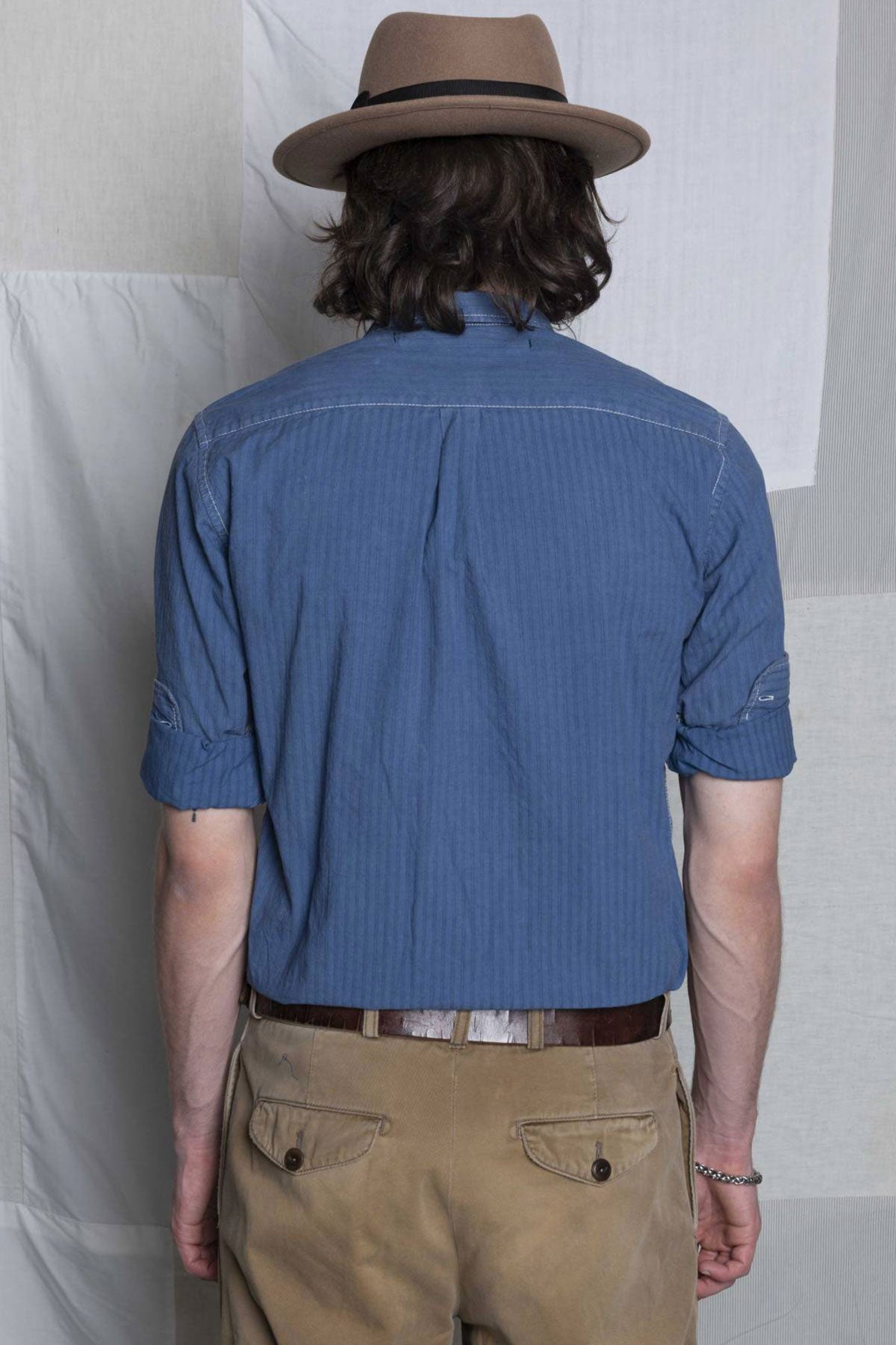 round collar dress shirt Rounded Pin 1 PS26YYA015_WHI COTTON LAWN ROUND COLLAR SHIRT