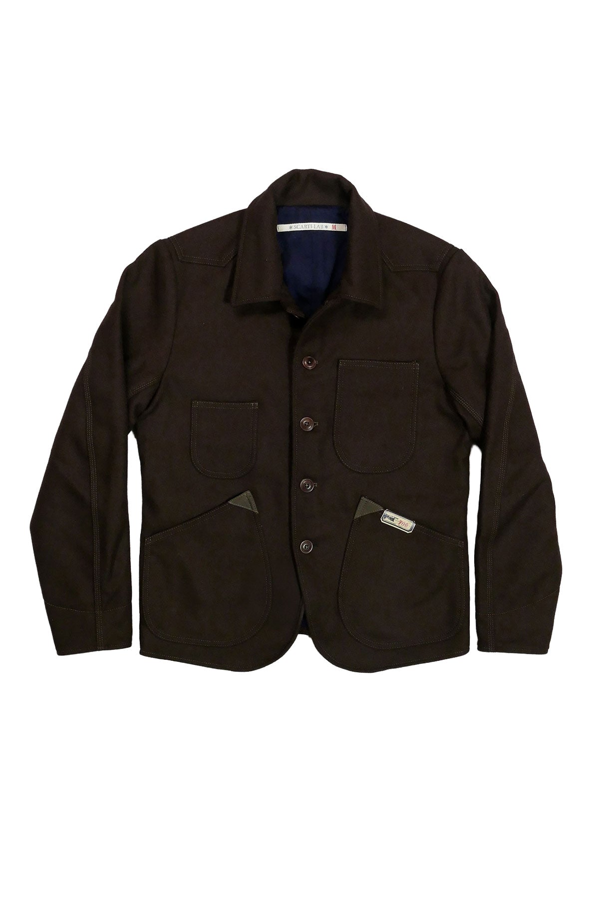Scarti Lab - 706 SE464 Casentino Wool Jacket - Brown – The Rugged