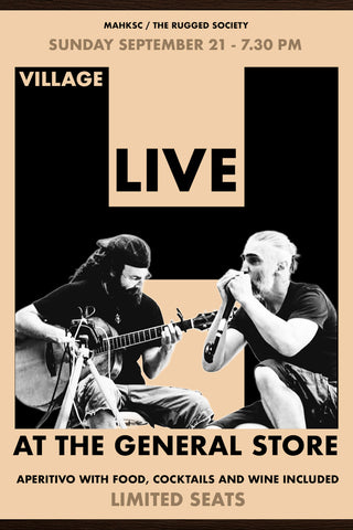 VillageH Live: Sunday September 21st 7.30 pm