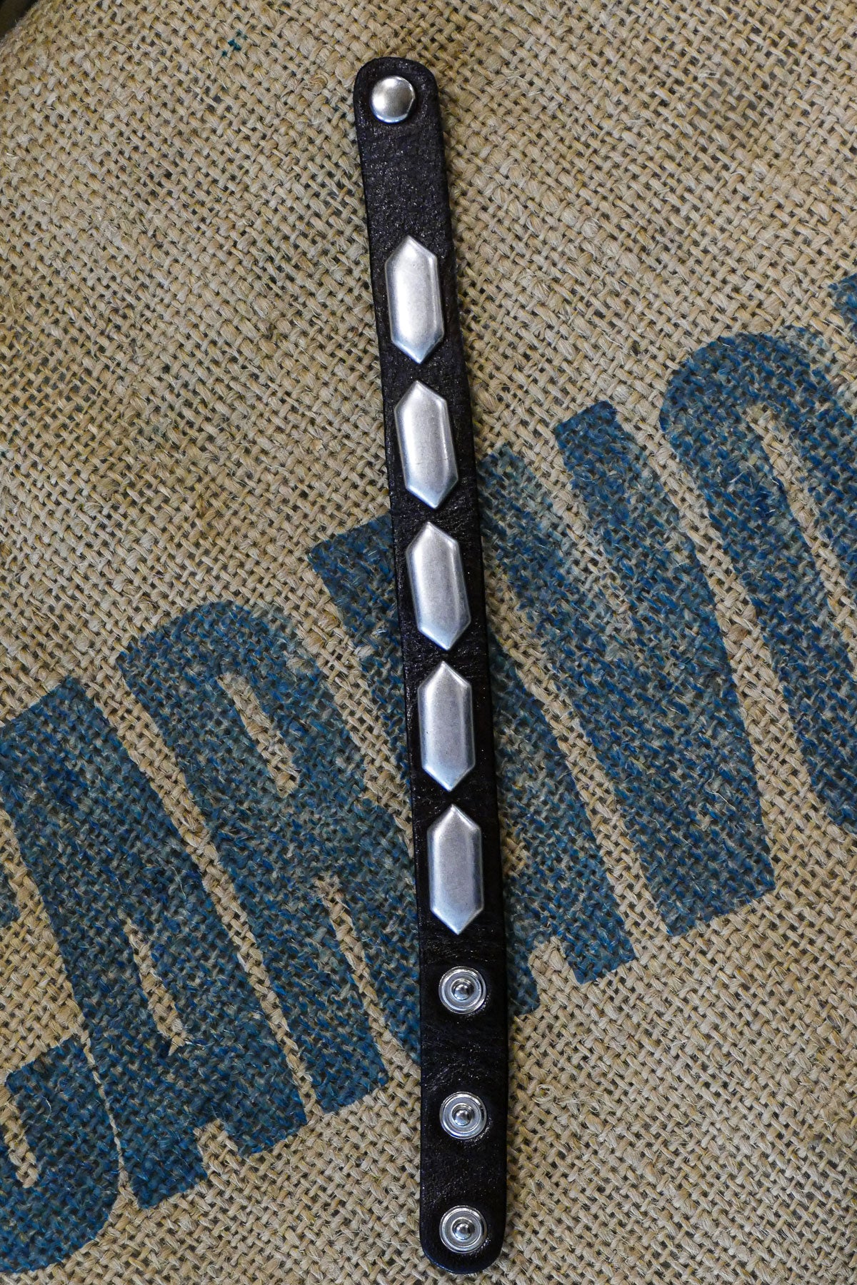 Alberto Luti - HexaForge Leather Bracelet