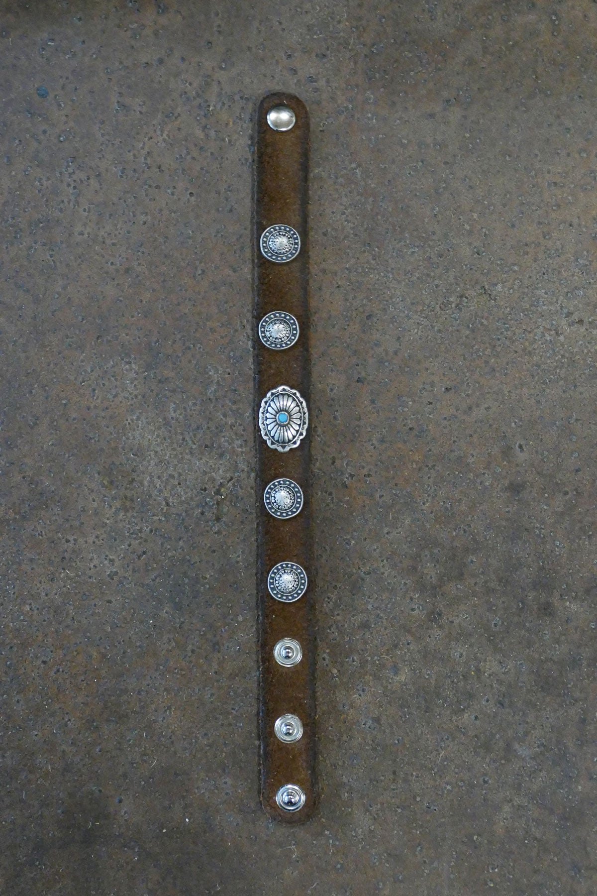 Alberto Luti - Nomad Concho Leather Bracelet