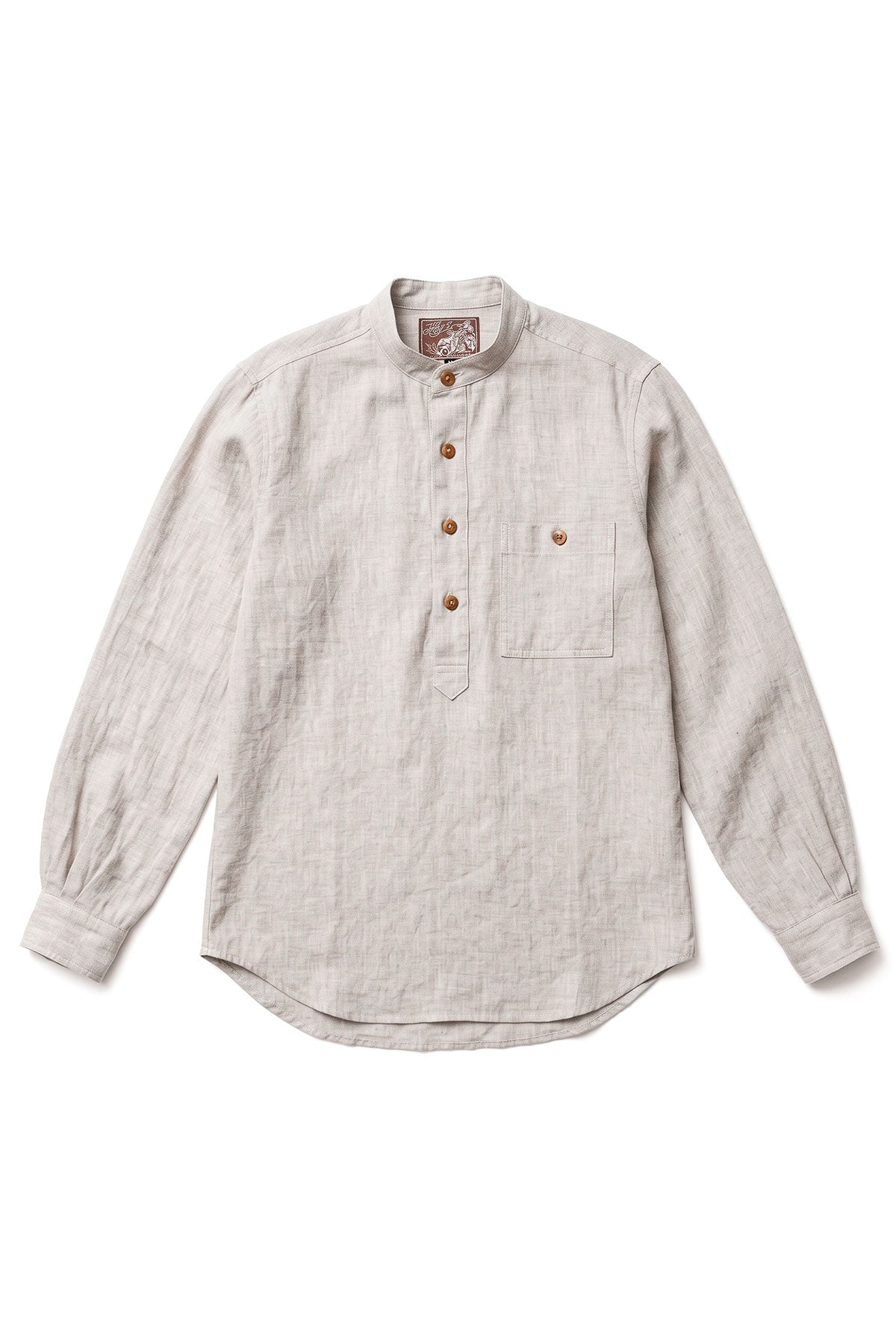 A Piece of Chic – Farmer Popover Shirt Linen - Natural – The 