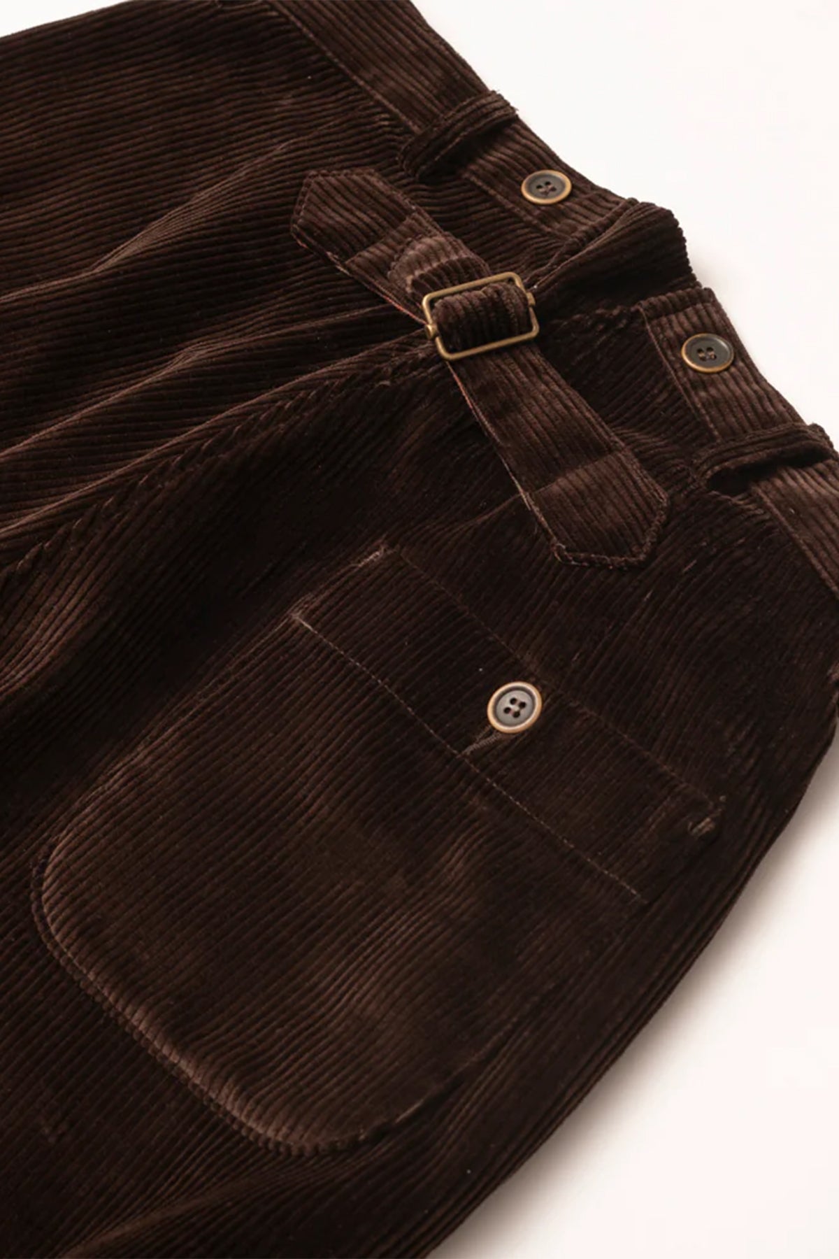 A Piece of Chic  - "Le Manard" Velours in dark brown heavy corduroy
