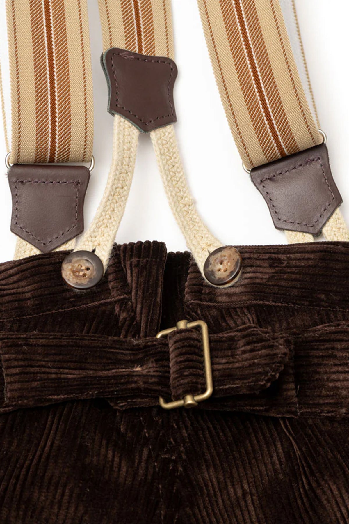 A Piece of Chic  - "Le Manard" Velours in dark brown heavy corduroy