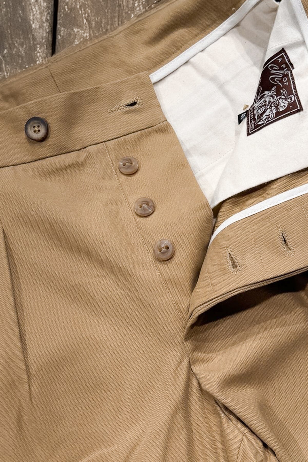 A Piece of Chic  - Swing Slacks Pleated Pants in Beige