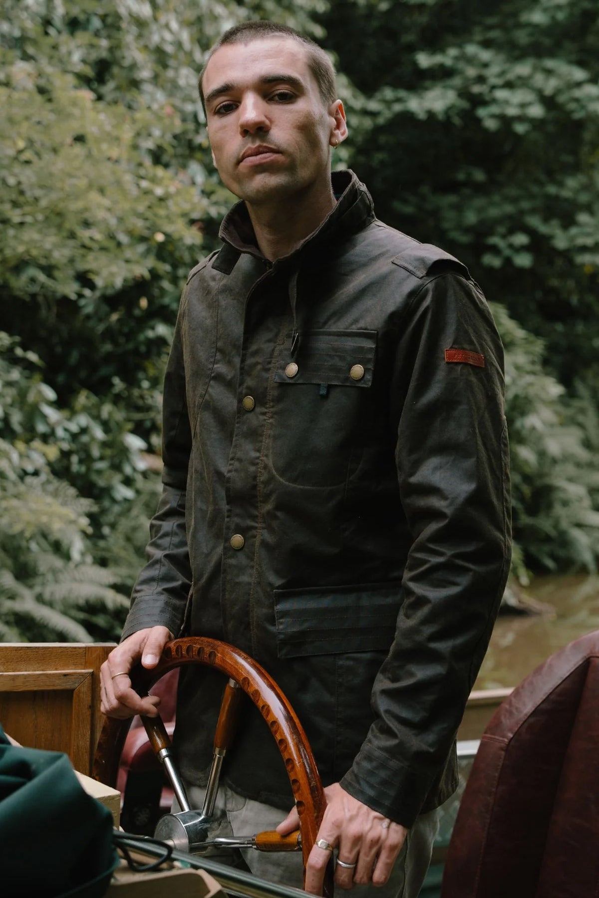 Peregrine - Bexley Waxed Jacket in Brown