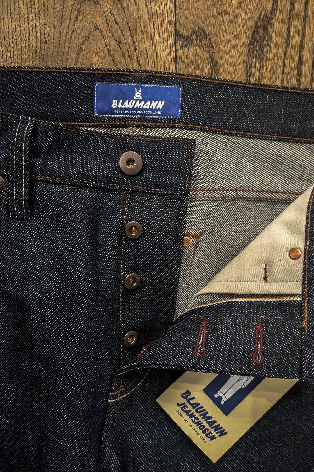 Blaumann - Gerader 13,5 oz Kuroki Selvedge Denim - Straight fit