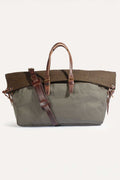Bleu de Chauffe - Cabine Travel Bag Khaki British Millerain / Tweed