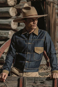 Blue Blanket - J36 IT40 Corduroy Collar 12 oz. Denim Jacket in pure indigo