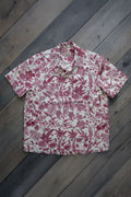 Hen's Teeth - HTM-S2 Light Canvas Short Sleeve Shirt with botanical print