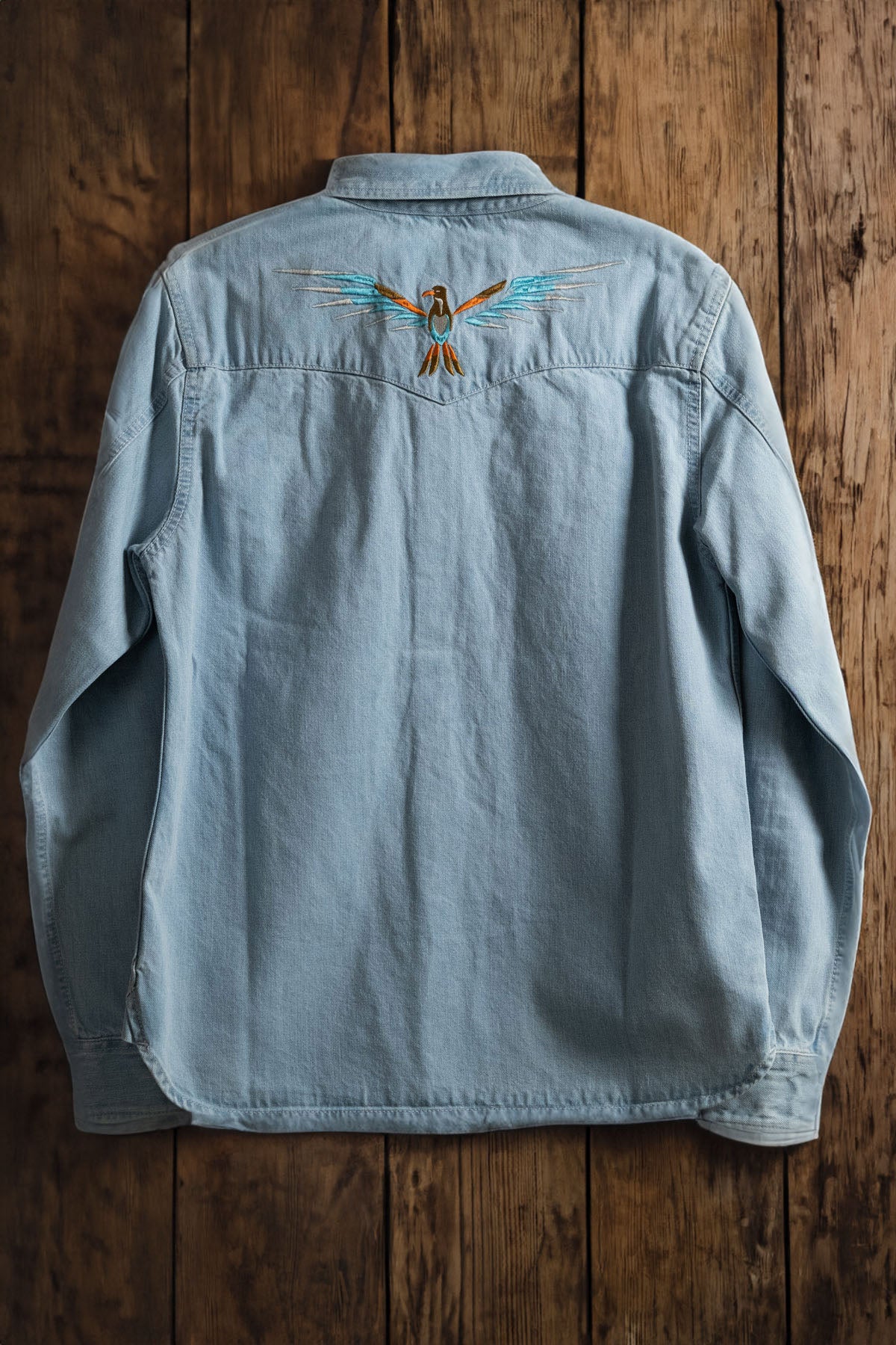 Iron And Resin - Condor Shirt in Bleached Denim