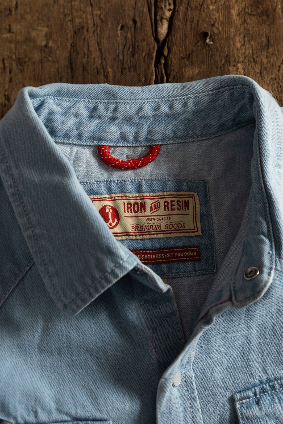 Iron And Resin - Condor Shirt in Bleached Denim