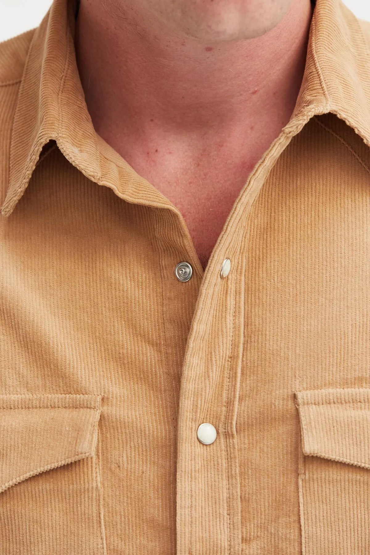 West Major - 8 oz. Corduroy Western Shirt in oak